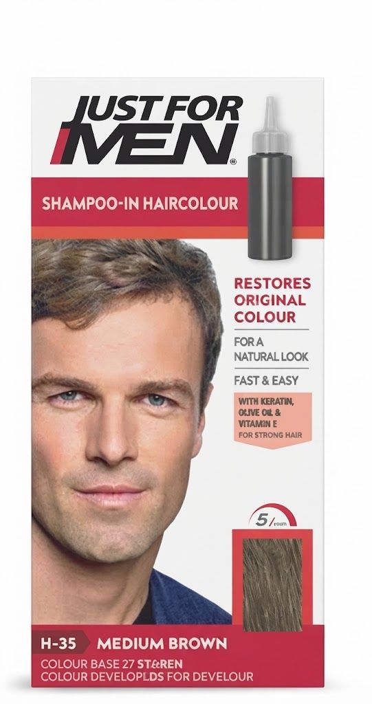 Just For Men Shampoo-In Haircolour Medium Brown H-35