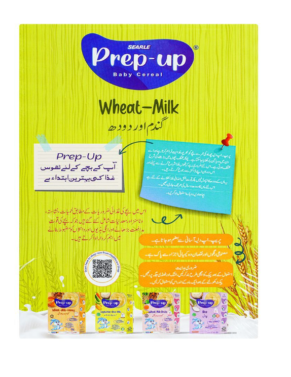 Searle Prep-Up Wheat-Milk Baby Cereal 175g