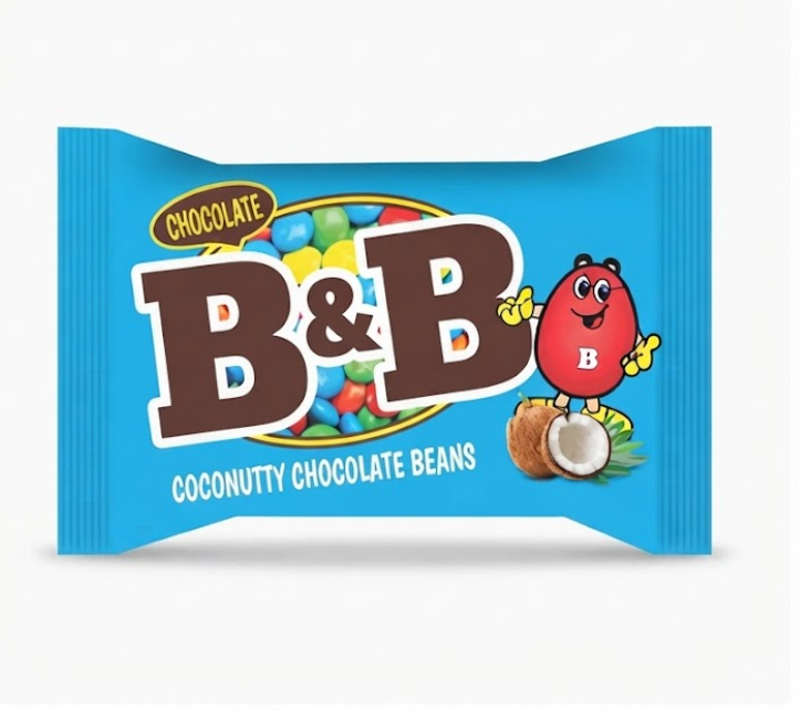 B&B Coconutty Chocolate Beans 40g