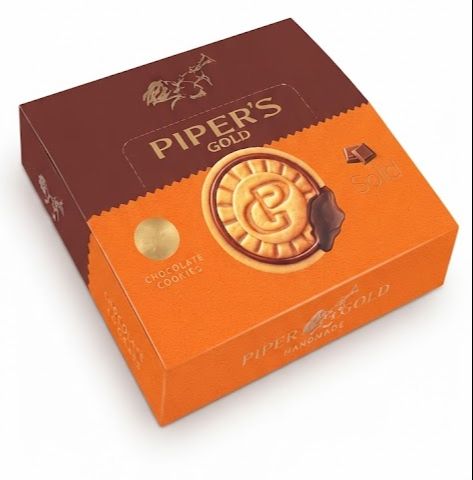 Piper's Gold Chocolate Cookie Box 190g