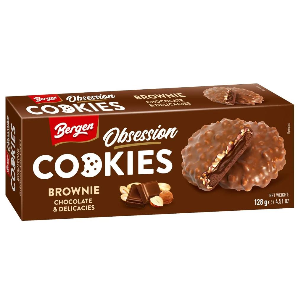 Bergen Obsession Cookies Brownie 128g