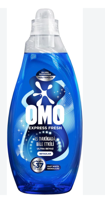 Omo Express Fresh Ultra White Liquid Detergent - 1480ml