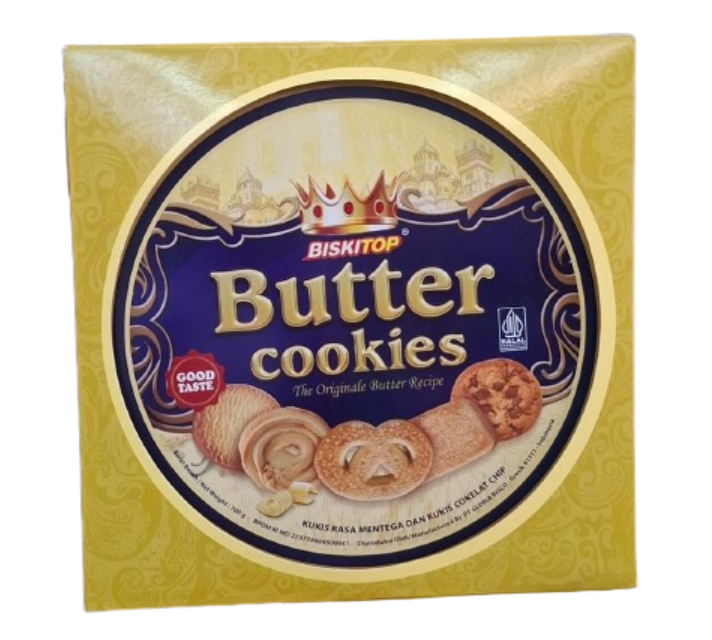 Biskitop Butter Cookies Tin 350g