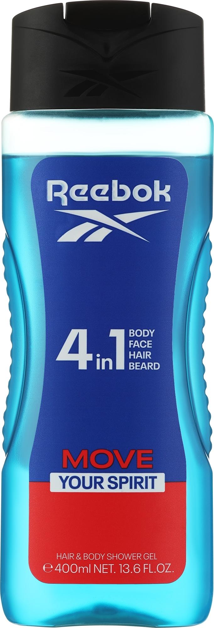 Reebok 4in1 Body Face Hair Beard Shower Gel — Move Your Spirit
