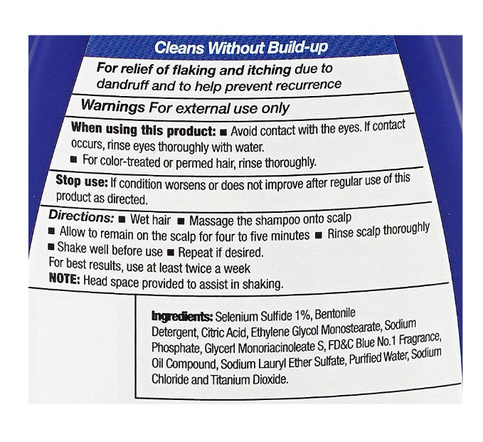 Selsun Blue Anti-Dandruff Shampoo 180ml