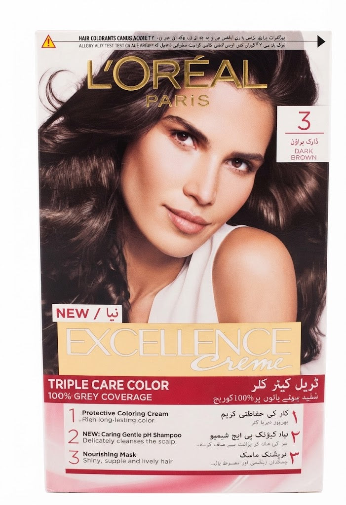 L'Oréal Paris Excellence Creme 3 Dark Brown