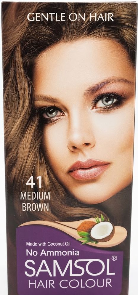 Samsol Hair Colour 41 Medium Brown