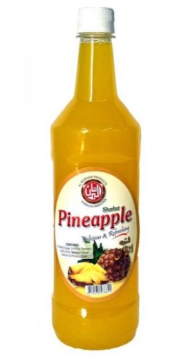 Al Burhan Sharbat Pineapple 800ml