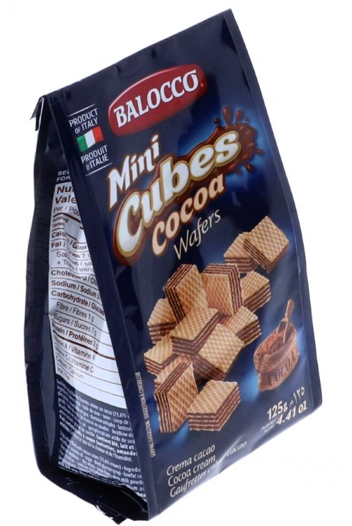 Balocco Mini Cubes Cocoa Wafers 125g