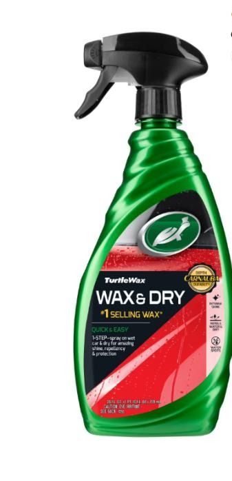 Turtle Wax -Wax & Dry Spray 26 FL OZ