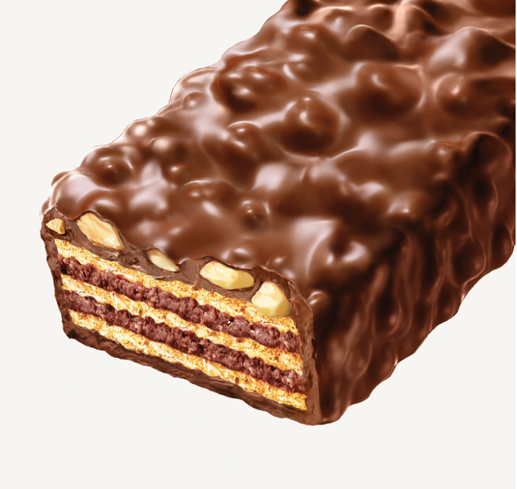 NUSSO Hazelnut & Choco Wafer Bar 38g