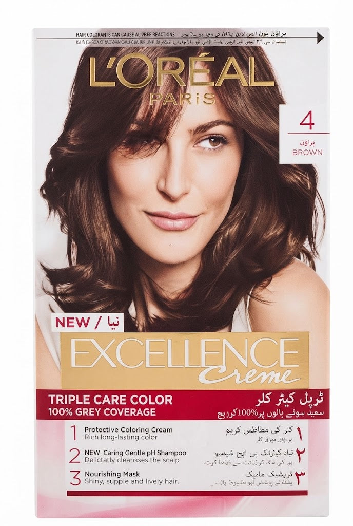 L'Oréal Paris Excellence Creme 4 Brown