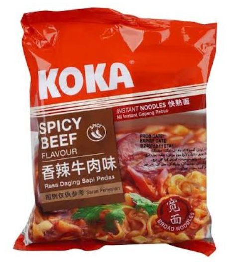 Koka Instant Noodles Spicy Beef 85g