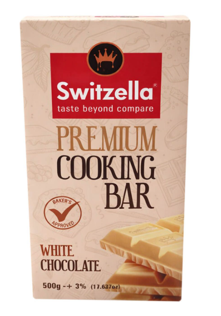 Switzella Premium Cooking Bar White Chocolate 500g