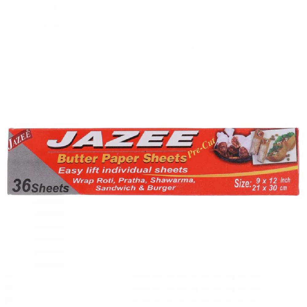 Jazee Butter Paper Sheets – 36 Sheets