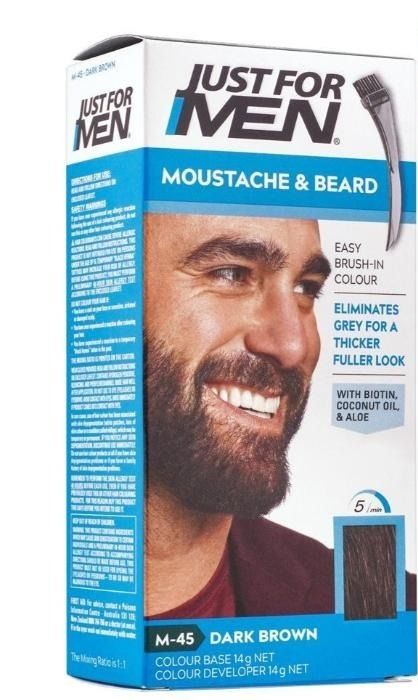 Just For Men Moustache & Beard Dark Brown M-45