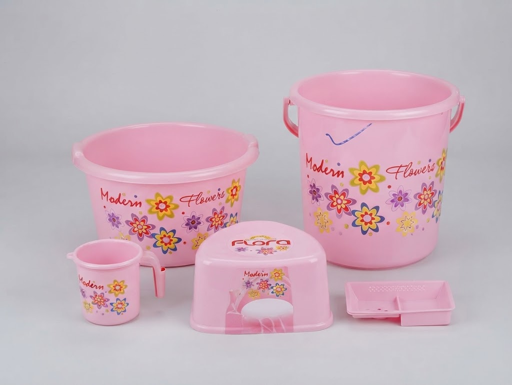 Flora Bath Set 5 Pcs Gift Pack (Modern's)