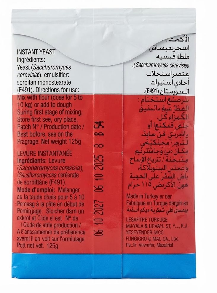 Saf-Instant Yeast 125g
