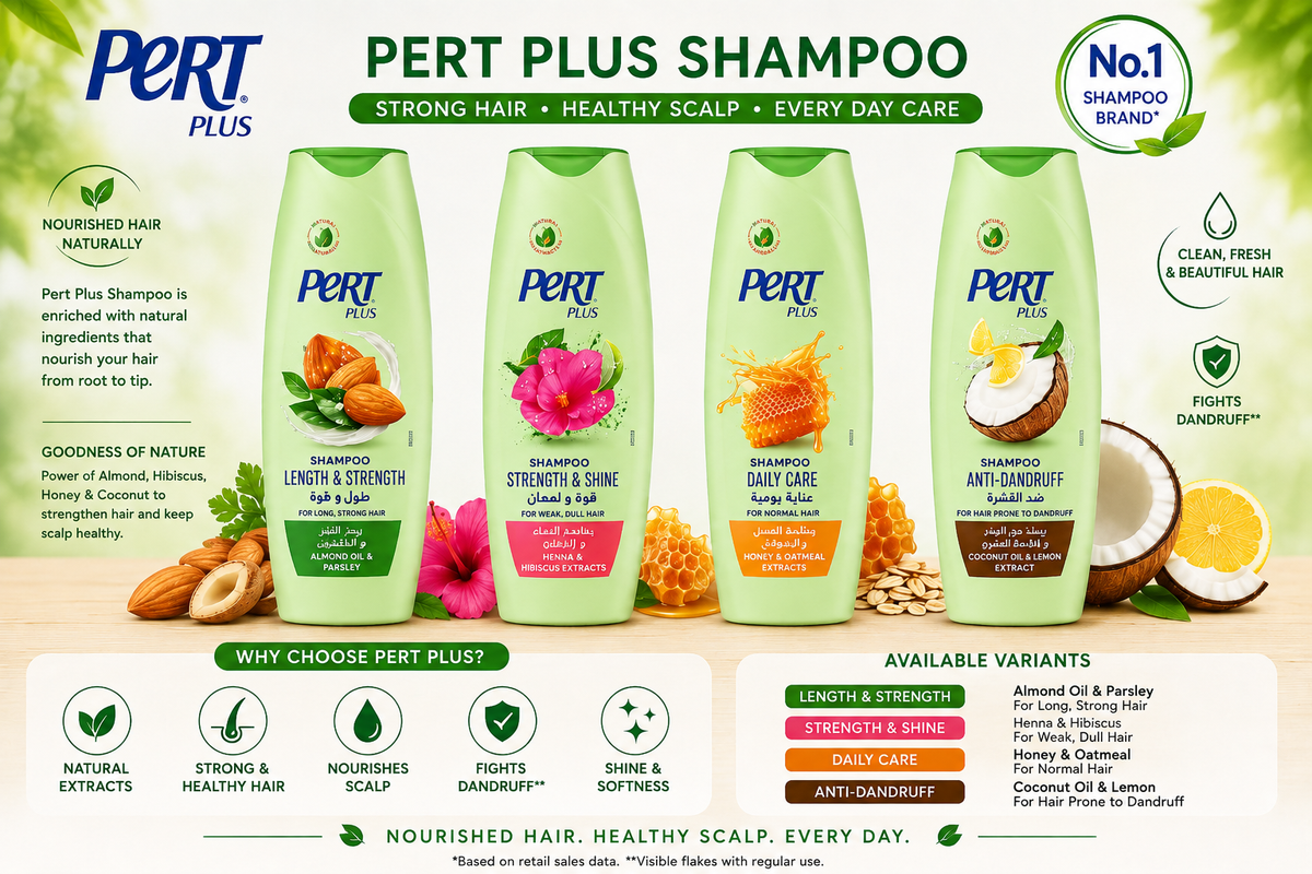 Pert Plus Shampoo – Strong Hair & Healthy Scalp