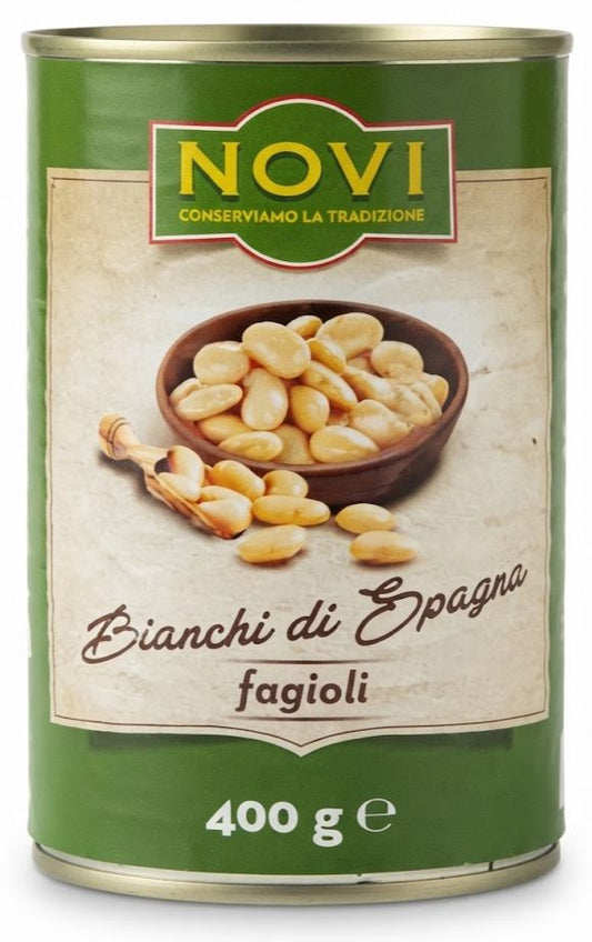Novi Bianchi di Spagna Fagioli (White Beans) 400g