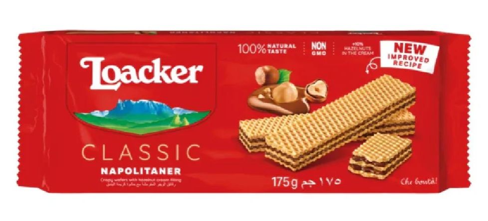 Loacker Classic Napolitaner Hazelnut Wafers 175g