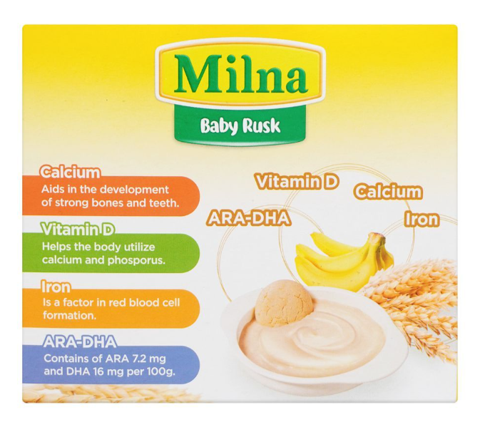 Milna Baby Rusk Banana 130g