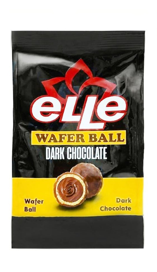Elle Wafer Ball Dark Chocolate 150g