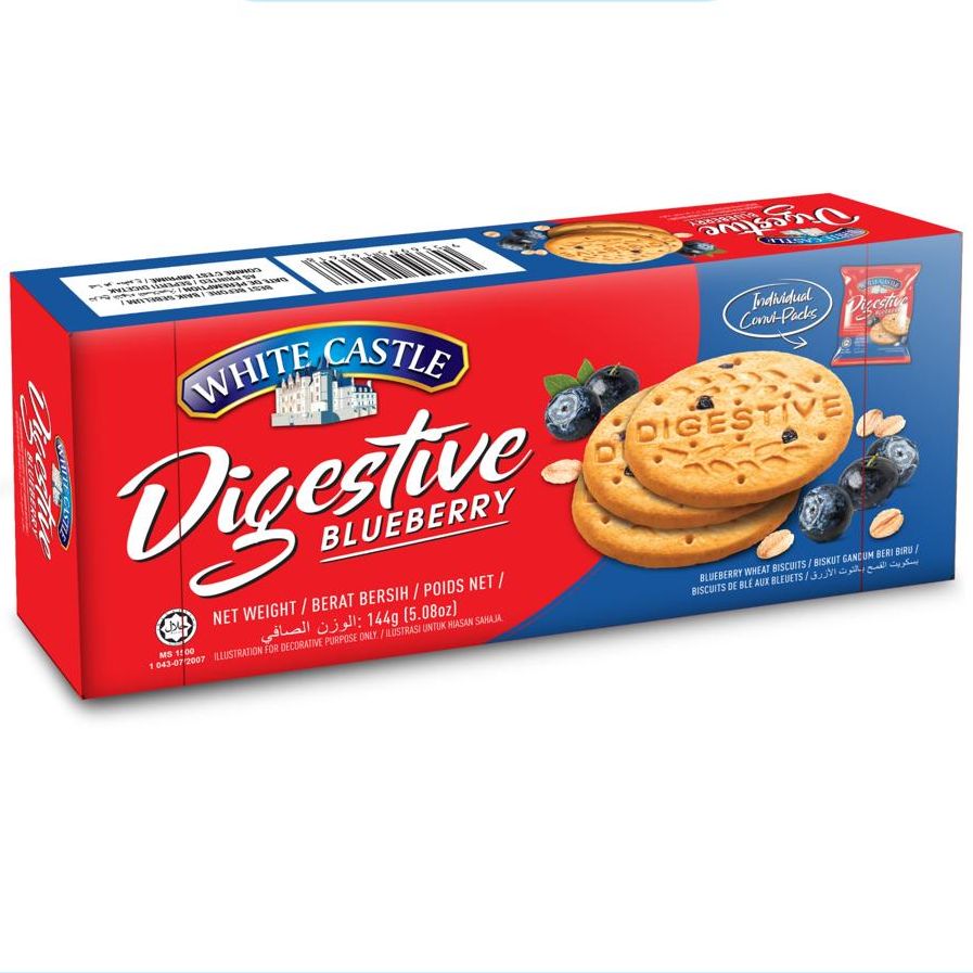 White Castle Digestive Blueberry Biscuits 144g