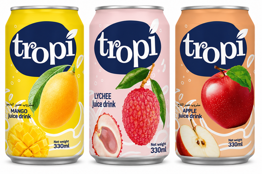 Tropi Fruit Juice Drinks – Refreshing & Delicious 330ml