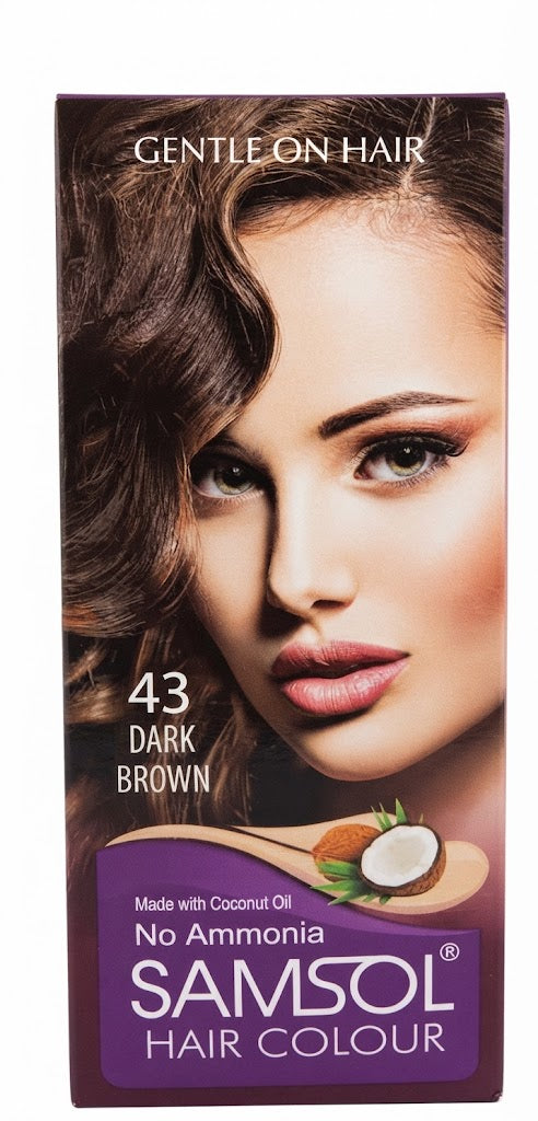 Samsol Hair Colour 43 Dark Brown