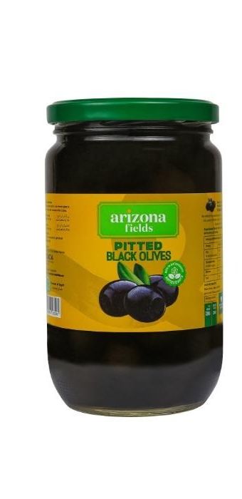 Arizona Fields Pitted Black Olives Glass Jar 450g
