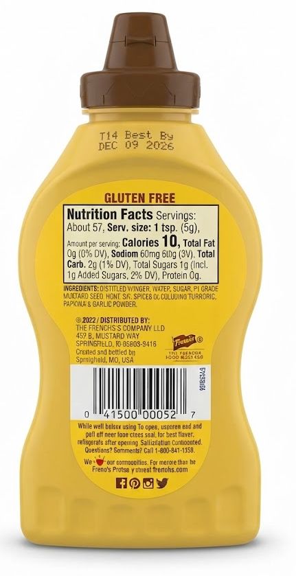French's Honey Mustard 340g