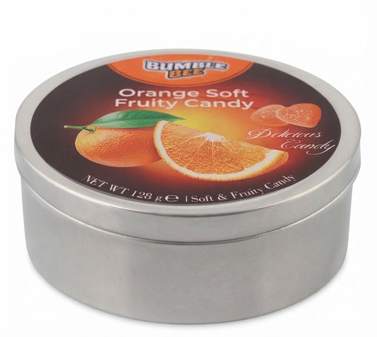 Bumble Bee Orange Soft Fruity Candy 128g