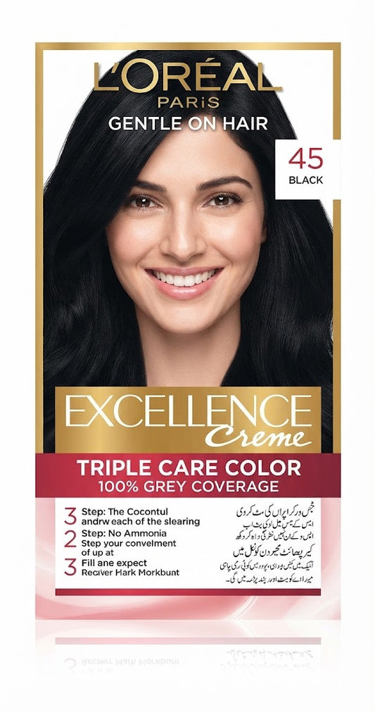 Samsol Hair Colour 45 Black