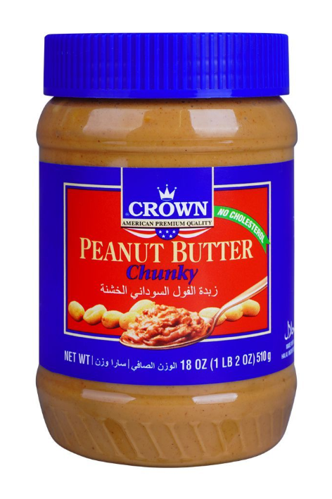 Crown Chunky Peanut Butter 510g