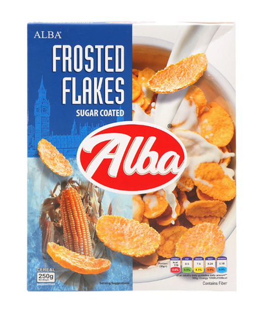 Alba Frosted Flakes Sugar Coated Cereal 250g