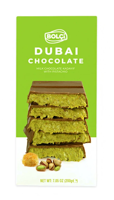 Bolci Dubai Chocolate Milk Chocolate Kadayif With Pistachio 200g