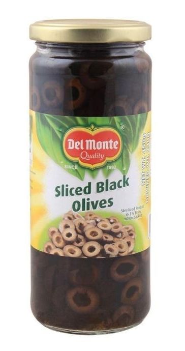 Del Monte Sliced Black Olives 370g