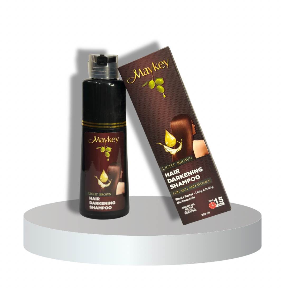 Maykey Hair Darkening Shampoo – Light Brown – 250ml
