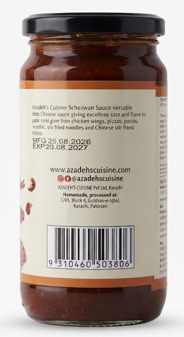 Azadeh's Cuisine Schezwan Sauce 360g