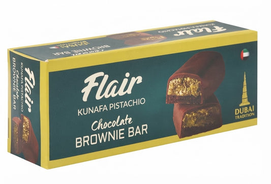 Fox Kunafa Pistachio Chocolate Brownie Bar