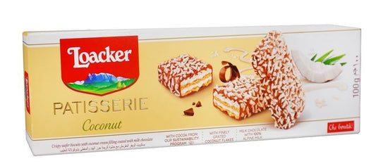 Loacker Patisserie Coconut  waffers 100g