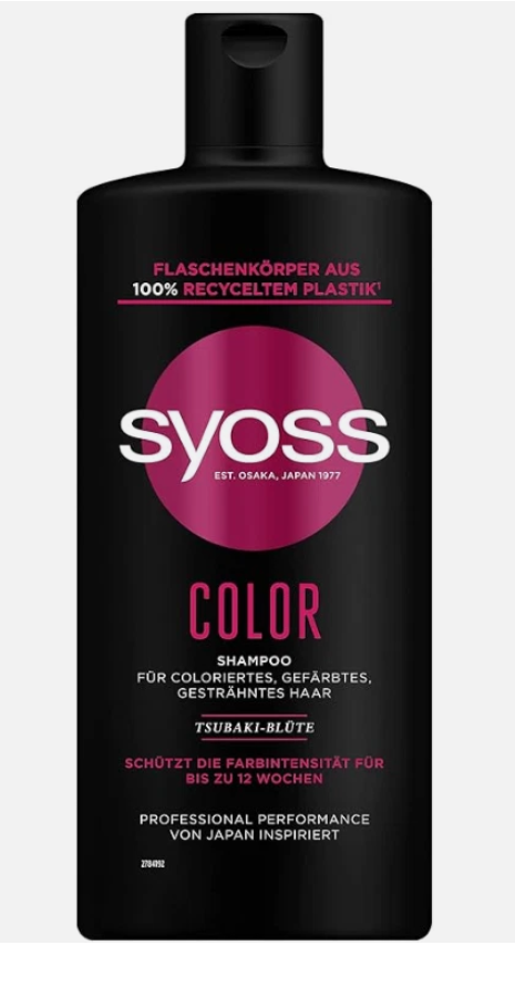 Syoss Color Shampoo (Tsubaki Blossom) - 440ml