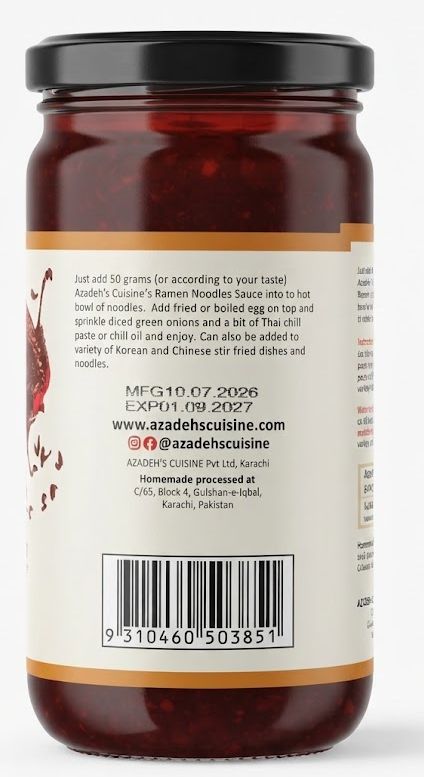 Azadeh's Cuisine Ramen Noodle Sauce 360g