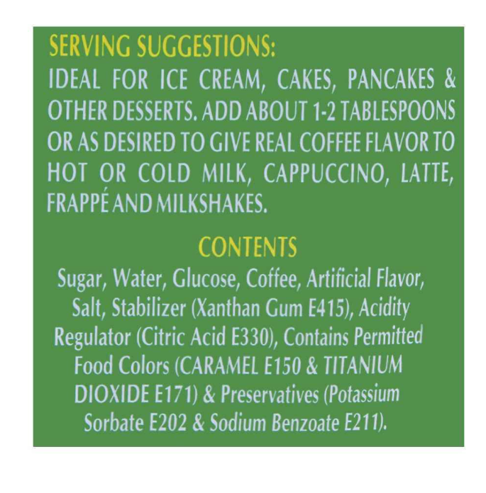 Salman's Coffee Topping 623g