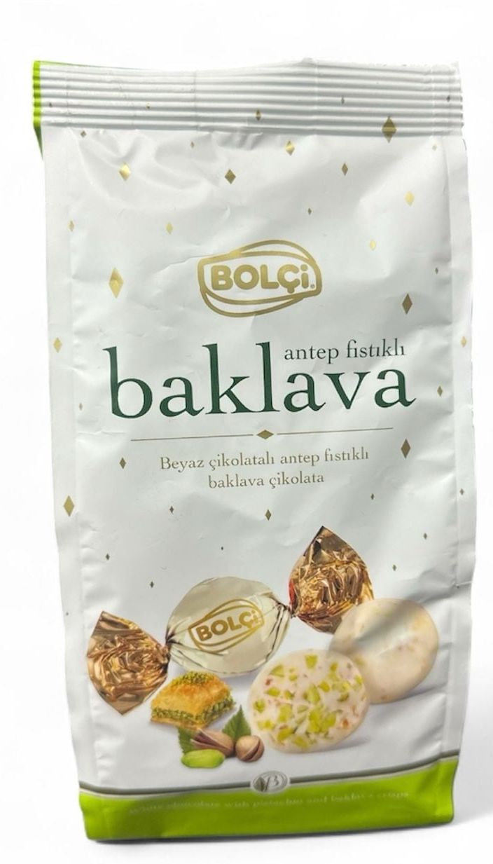 Bolci Antep Fistikli Baklava White Chocolate 120g