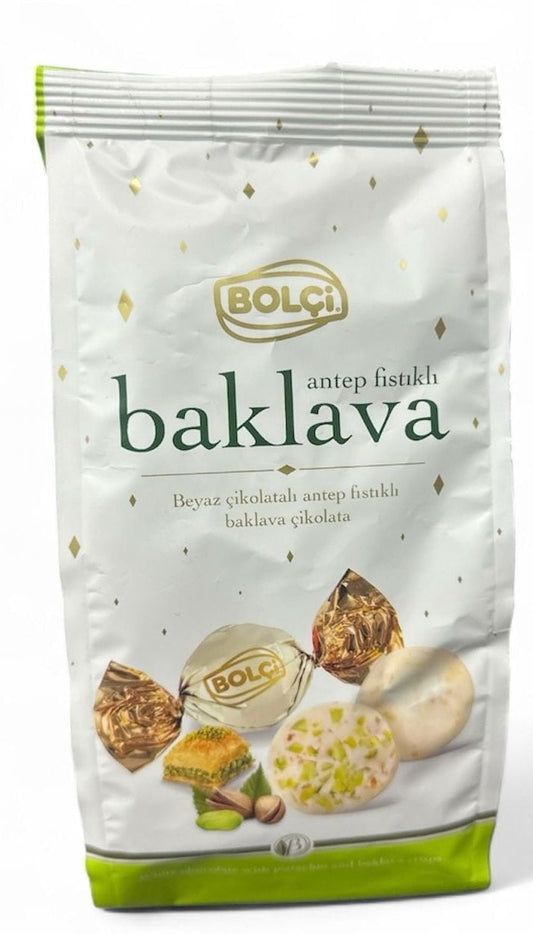 Bolci Antep Fistikli Baklava White Chocolate 120g