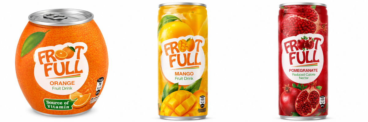 Fruit Full Fruit Drink – Refreshing Fruit Flavors 250ml