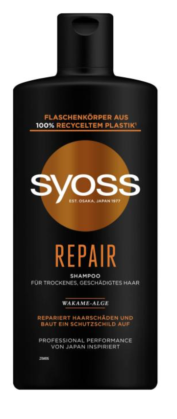Syoss Repair Shampoo (Wakame Algae) - 440ml