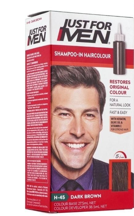 Just For Men Shampoo-In Haircolour H-45 Dark Brown